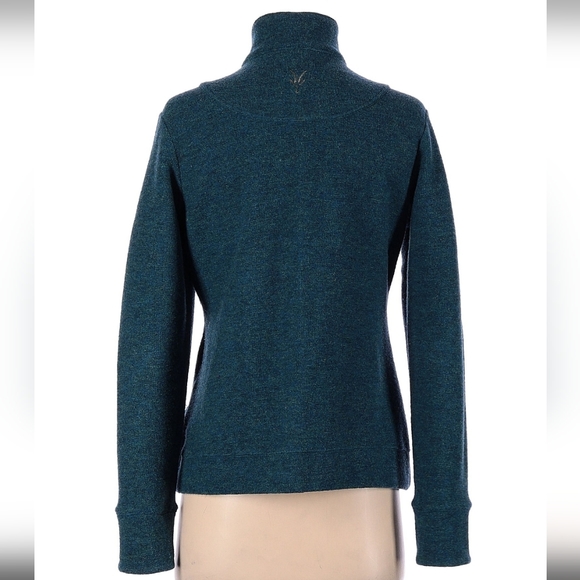 Ibex EUC Merino Wool.Carrie Jacket Teal S 6 - Picture 6 of 8